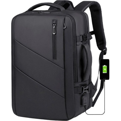 SUNRED раница за лаптоп, издръжлива, черна (Model_C)