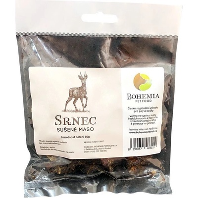 Bohemia Srnec sušené mäso 50 g