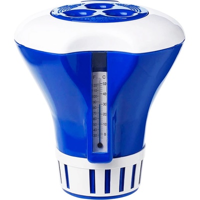 SPARKLY POOL Dávkovací plovák deluxe s teploměrem