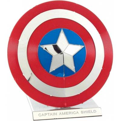 Metal Earth Ocelová stavebnice štít kapitán Amerika