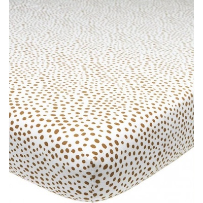 Meyco žerzejové prostěradlo Cheetah camel 70x140x150