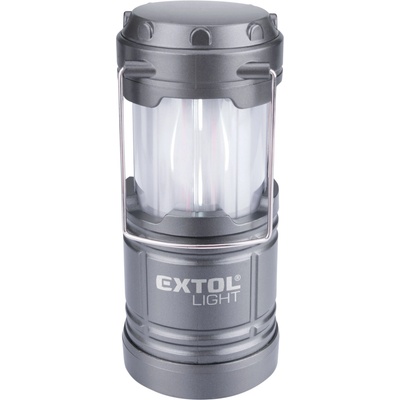 Extol Led телескопична лампа, 75 лумена, светлина с ефект на пламък, без батерии