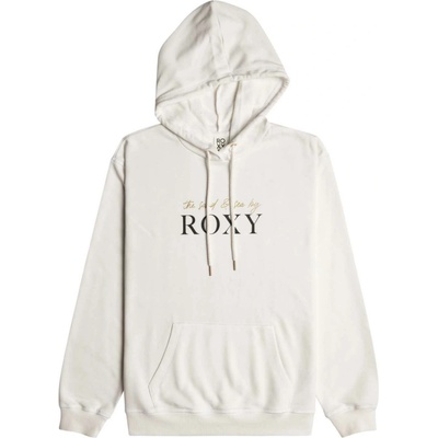 Roxy Surf Stoked Hoodie Terry biela čierna