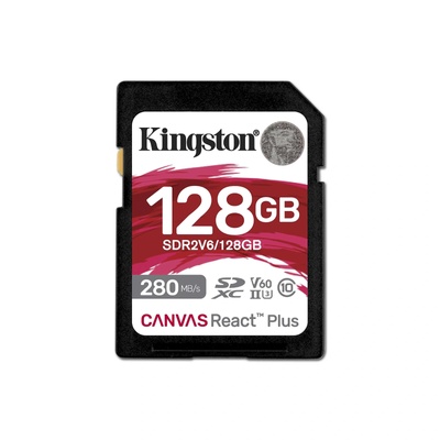 Kingston Canvas React Plus SDXC 128GB (SDR2V6/128GB)
