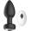 Passion labs Вибриращ анален разширител - мини Butt Plug "RC-AP BLACK" 9.5 см Wireless