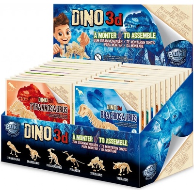 Buki 3D Drevená stavebnica dinosaura