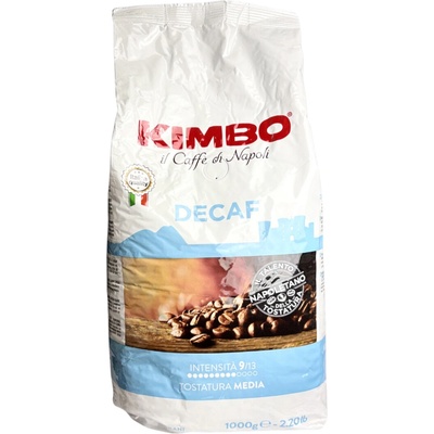 Kimbo Decaf zrnková káva 1 kg