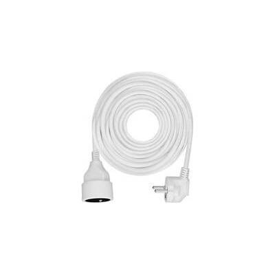 Solight 1z prodlužovací přívod - spojka, 15m, 3 x 1,5mm2, bílá (PS12)