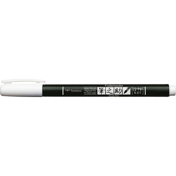 Tombow Marker Fudenosuke мек пастелен бял (WS-BS01)