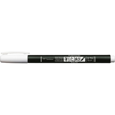 Tombow Marker Fudenosuke мек пастелен бял (WS-BS01)