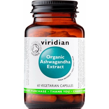 Viridian Organic Ashwagandha extract 60 kapsúl