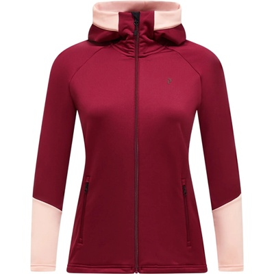 Peak Performance W Rider Essentials Zip Houe Shadow vínová oranžová