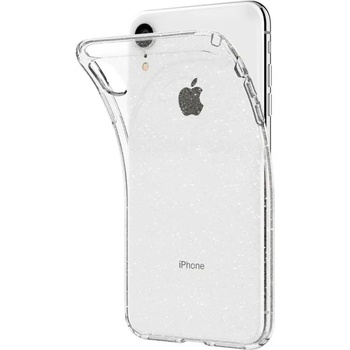 Image 1 of IPhone Силиконов блестящ гръб Lily Crystal Glitter за IPhone XR, Прозрачен (6076)