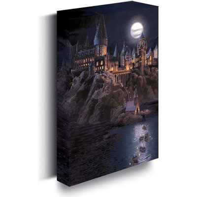 Pyramid International Obraz LED svítící - bradavický hrad, Harry Potter