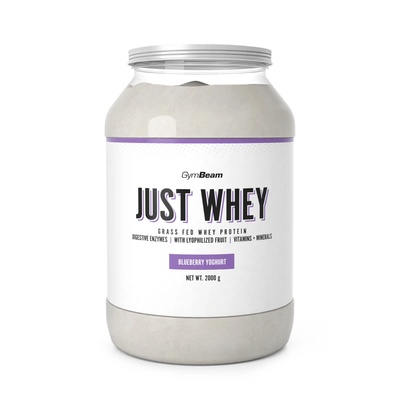 GymBeam Just Whey Grass-Fed Protein 2000 g йогурт с боровинки