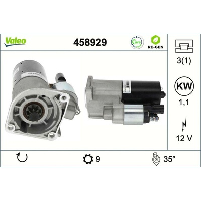 Startér VALEO 458929