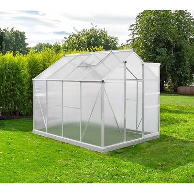 Westmann Flora 68 polykarbonát 4 mm 252 x 192 x 201 cm strieborný SI1001F-C