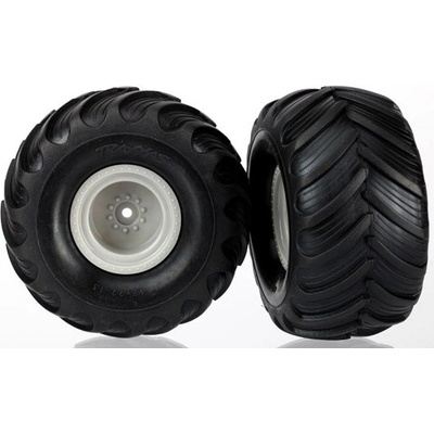 Traxxas kolo 1.5/2.2" disk šedý pneu Terra Groove pár