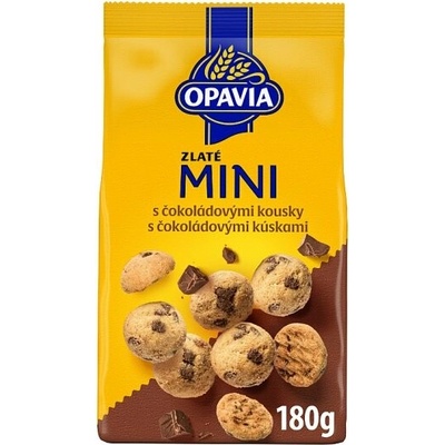 Opavia sušienky Zlaté Mini s čokoládovými kúskami 180 g