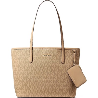 Michael Kors jet set large kabelka s pouzdrem logo hnědá camel