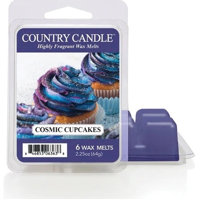 Country Candle Cosmic Cupcakes Vonný Vosk 64 g