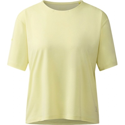 Haglöfs L.I.M Delta Crop Tee Women Yellow Rise Melange