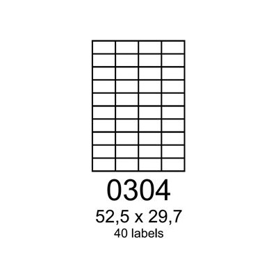 Rayfilm R01020304A biele A4 100 list.