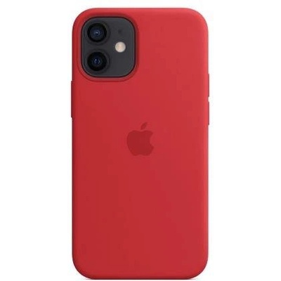 Apple iPhone Silicone Case with MagSafe - оригинален силиконов кейс за iPhone 12 mini с MagSafe (червен)