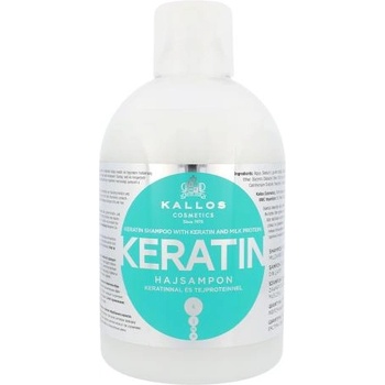 Kallos Keratin 1000 ml регенериращ шампоан за коса с кератин за жени