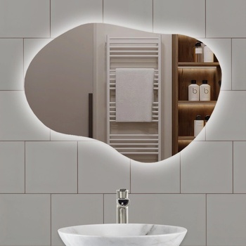 Lidiya Mirror Огледало за баня LED осветление LM Whisper Flare 900×700мм
