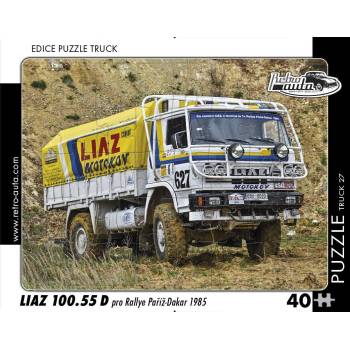 Retro cars - Puzzle TRUCK Liaz 100.55 D pro Rallye Paríž-Dakar (1985) - 40 - 99 piese