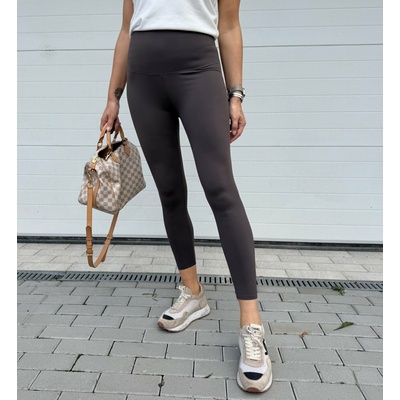 Made in Italy Tmavě šedé push up dlouhé leginy BOOST – Zboží Dáma
