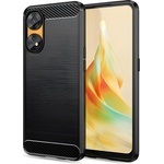 OPPO Carbon Shield TPU калъф за Oppo Reno8 T 5G - Черен KP29578