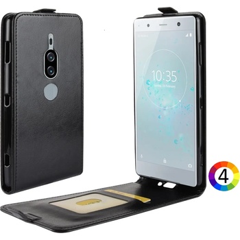Image 1 of Sony Xperia XZ2 Premium Flip3 Кожен Калъф и Скрийн Протектор