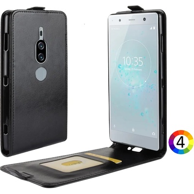 Sony Xperia XZ2 Premium Flip3 Кожен Калъф и Скрийн Протектор