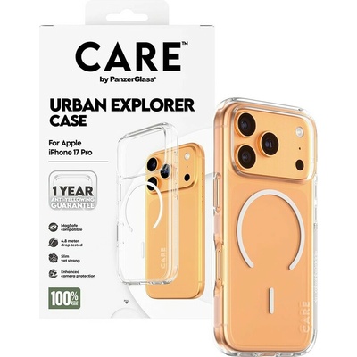 PanzerGlass CARE kryt Apple iPhone 17 Pro Urban čirý/bílý MagSafe CR29887