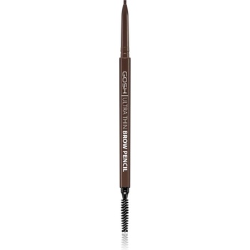 Gosh copenhagen Ultra Thin прецизен молив за вежди с четка цвят 003 Dark Brown 0.35 гр