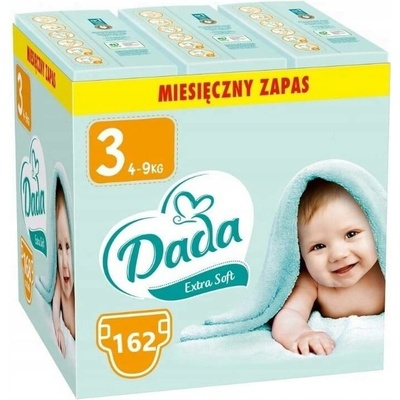 Dada Extra Soft 3 4-9 kg 162 ks