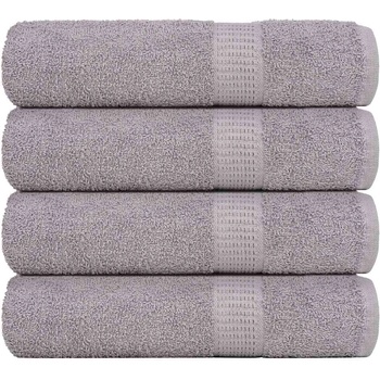 vidaXL Кърпи за душ FROGN 4 бр. сиви 70x140 см 360 г/м2 (136834)