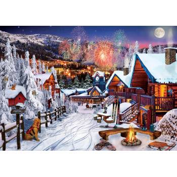 Image 1 of Art Puzzle - Puzzle Winter Fun - 1 000 piese