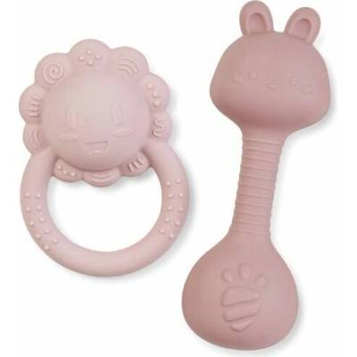 Tiny Treasures Saro Baby sada chrastítek Pink