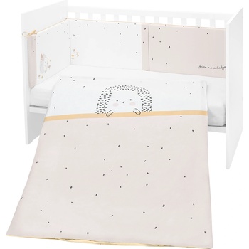 KikkaBoo Бебешки спален комплект 2 части EU style 60/120 Hedge-hugs (41101020123)