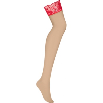 Obsessive Matildea Stockings Red XXL/XXXL