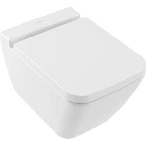 Villeroy & Boch Finion DirectFlush комплект за окачена тоалетна чиния с капак с плавно затваряне, бял (4664R0R1+9M88S1R1)