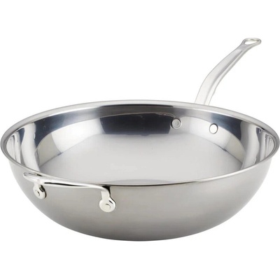 Wok na indukci NANOBOND TITANIUM 36 cm, 7,2 l, nerezová ocel, Hestan