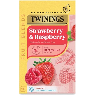 Twinings Ovocný čaj JAHODA & MALINA 20 sáčků 40 g