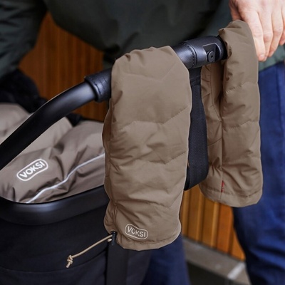 Voksi Stroller Mitten walnut light grey – Hledejceny.cz
