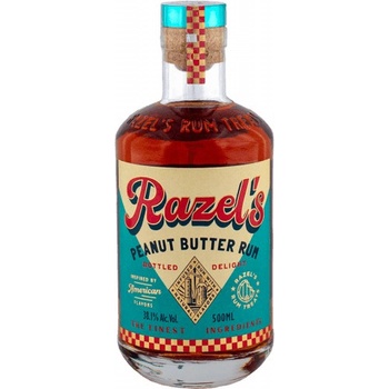 Razel’s Peanut Butter Rum 38.1% 0,5 l (čistá fľaša)
