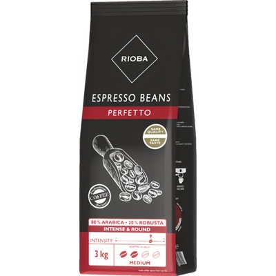 Rioba Gold 80% Arabica káva zrno 3kg