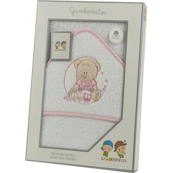 Gamberritos Хавлия 100х100 см. , Мече розов кант (109684)